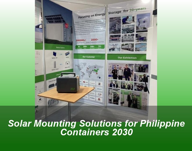 Solar Mounting Solutions for Philippine Containers 2030